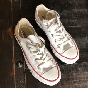 White converse - good condition